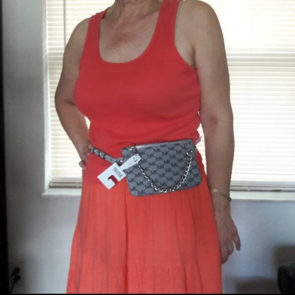 NWT MICHAEL KORS MK SIGNATURE FANNY PACK BAG - Picture 6 of 6